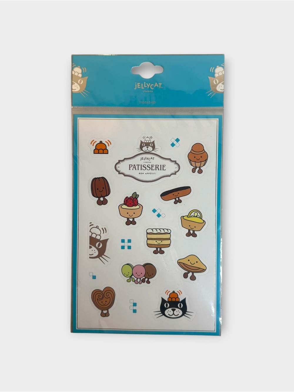 Jellycat Paris Pâtisserie Exclusive Amuseables Sticker Sheet